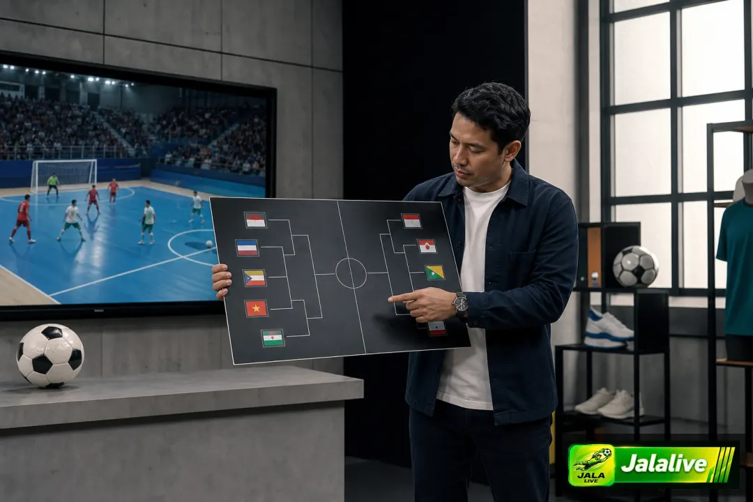 Ilustrasi: Timnas Futsal Indonesia vs Brasil di Copa Das Nacoes 2026
